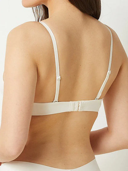 Fits Everybody Push Up Bra for Women-Buttery Soft Scoop Neckline-Padded Underwire Sexy Demi Balconette T Shirt Bras