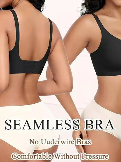 3/4 Cup Mesh Seamless Wireless Jelly Support Bra