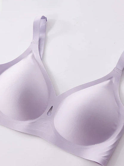 Jelly Wireless  Seamless Smoothing T-Shirt Push-Up Bra