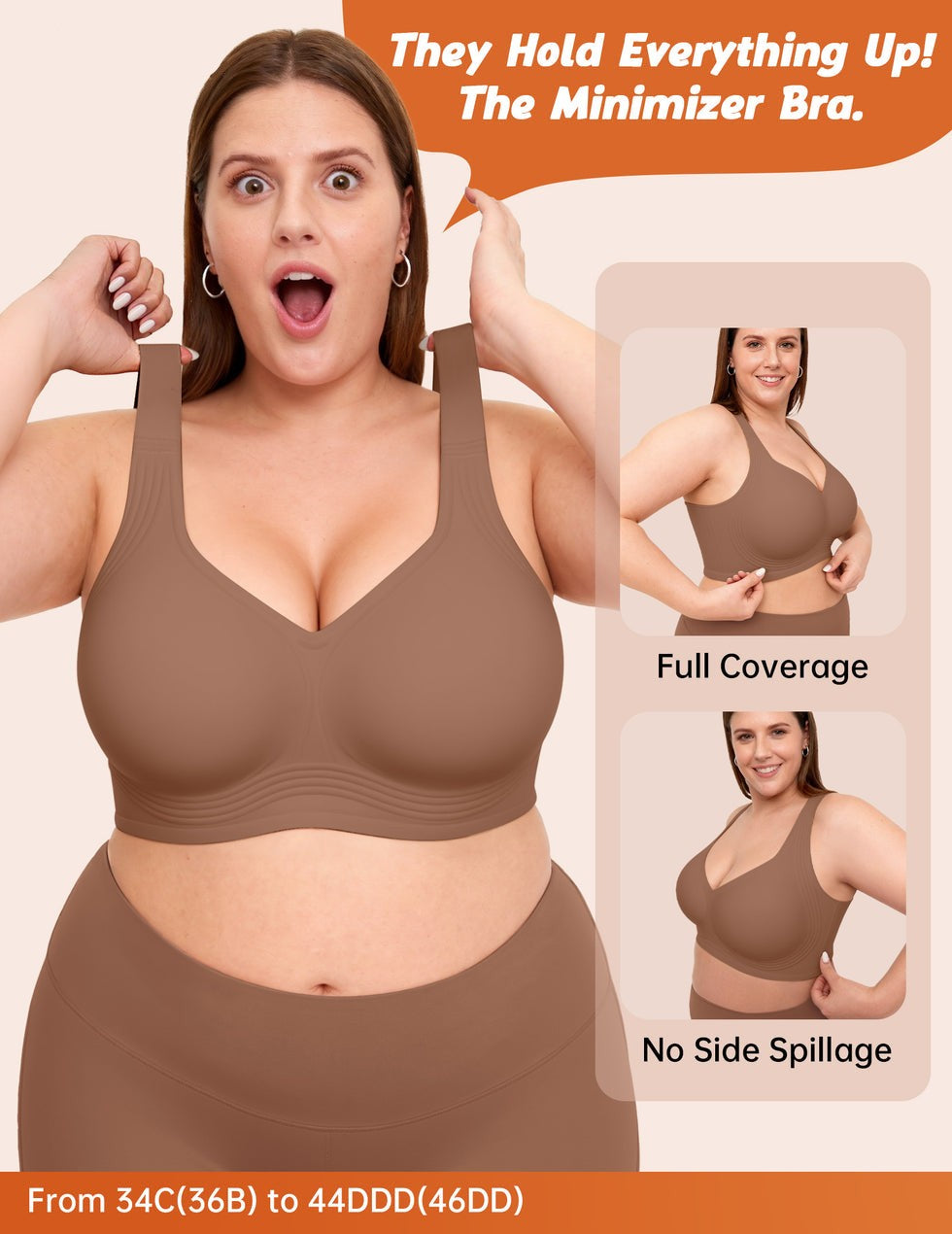 Jelly Bra Plus Size Supportive Seamless Bras