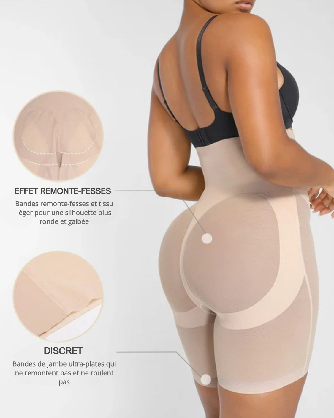 AirSlim® – Shorty shaping flat stomach Invisible & Butt shaping